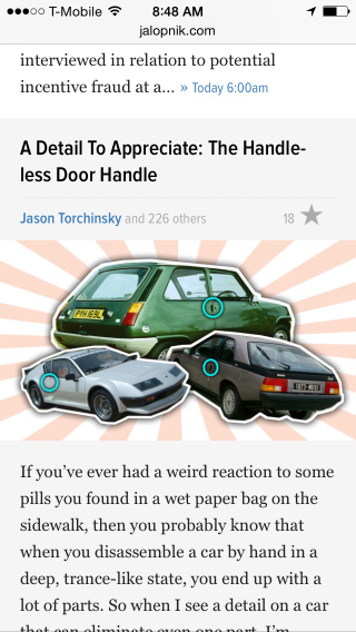 Illustration for article titled most of the articles on Jalopnik are barely related to cars